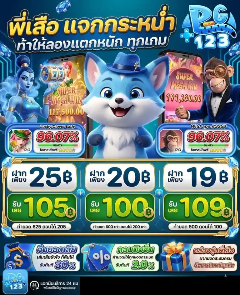 pg123 แจกกระหน่ำ